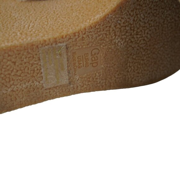 NWT Navy Gap Suede & Shearling Gwen Ankle Boots Sz 9 - Picture 6 of 6